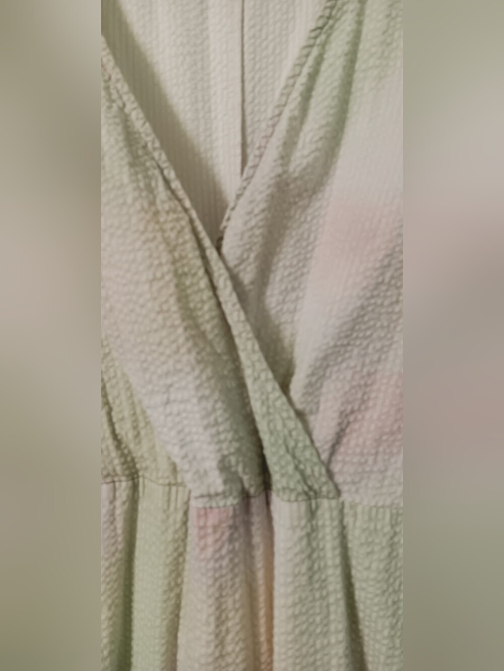 JUST Female Pastel Tie-Waist Midi Dress - Multi Pastel Colors Size M - Picture 6 of 16